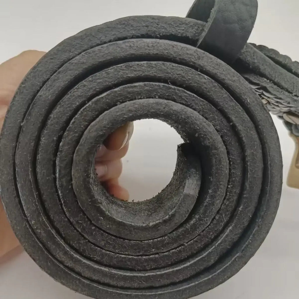 Handmade Genuine Leather Western Cowboy Belt for Men